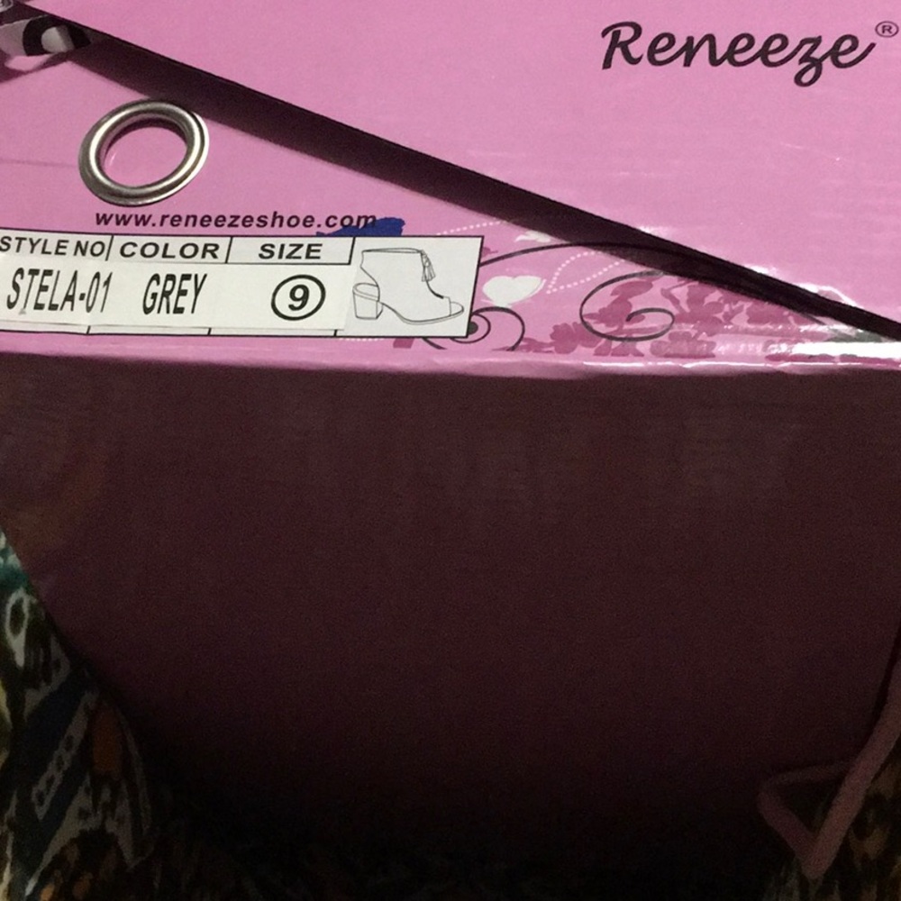 Gray peep toe shoes - Picture 4 of 4